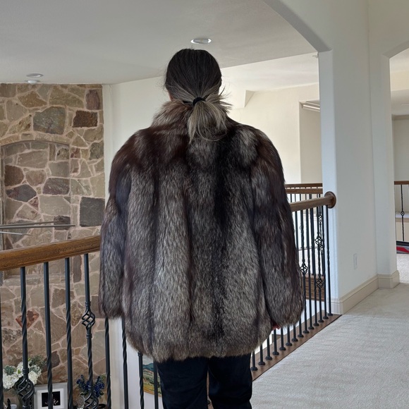Saga Furs Brown Fur Jacket - Picture 10 of 10